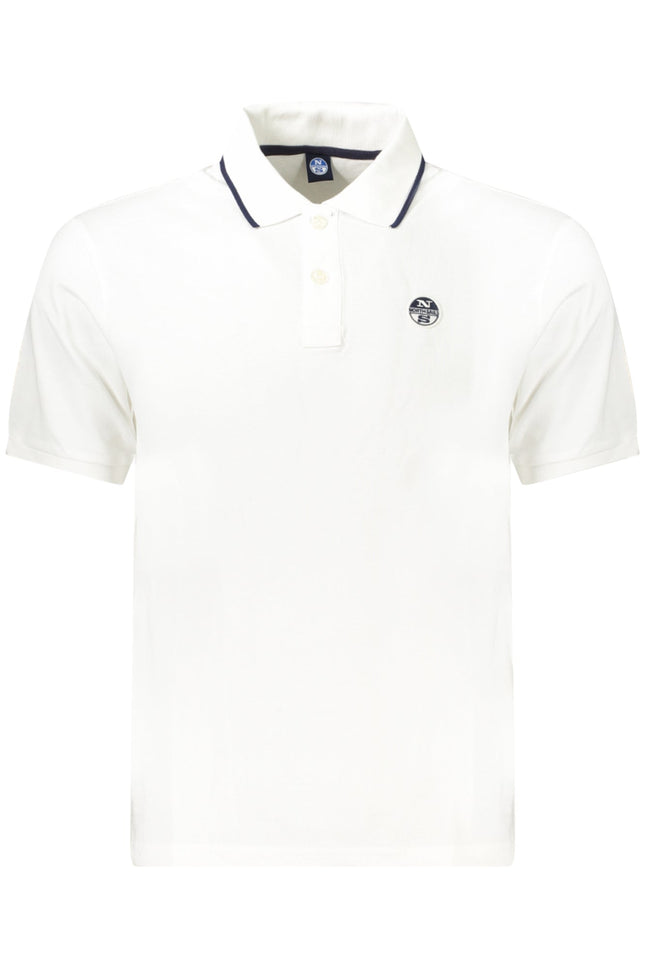 NORTH SAILS Herren Polo Kurzarm Weiss – Premium Baumwolle aus Ägypten