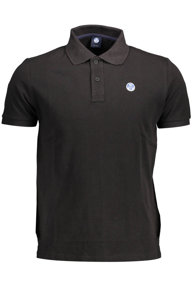 NORTH SAILS Herren Polo Kurzarm Schwarz – Klassisches Poloshirt aus Baumwolle