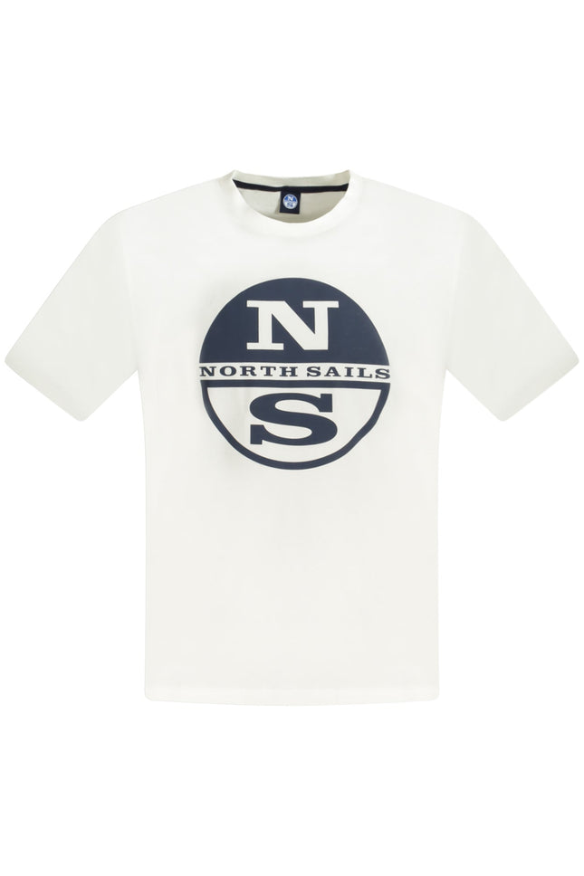 NORTH SAILS Kurzarm-T-Shirt Herren Weiss – Premium Baumwolle aus Ägypten