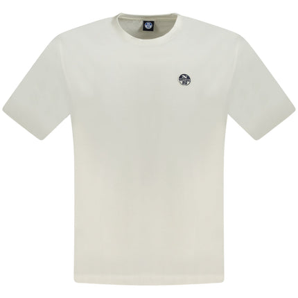 NORTH SAILS Herren T-Shirt Rot – Kurzarm Shirt aus 100% Baumwolle | soulluna.de