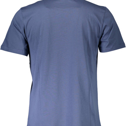 NORTH SAILS Kurzarm-T-Shirt Herren Blau – Logo-Print aus 100% Baumwolle