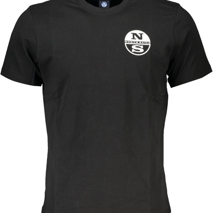 NORTH SAILS Herren T-Shirt Schwarz – Kurzarm-Shirt aus 100% Baumwolle