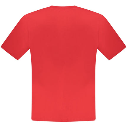 NORTH SAILS Herren T-Shirt Rot – Kurzarm Shirt aus 100% Baumwolle | soulluna.de