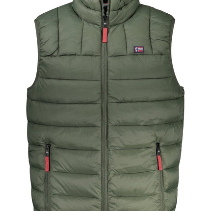 SEO. NORWAY 1963 Ärmellose Jacke Herren Grau – Leicht & Funktional für Herbst/Winter - Grün Linkreich