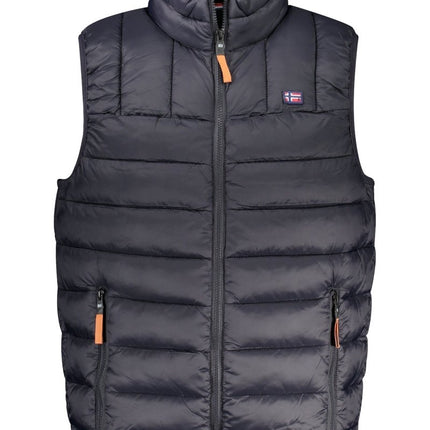 SEO. NORWAY 1963 Ärmellose Jacke Herren Grau – Leicht & Funktional für Herbst/Winter - Schwarz Linkreich