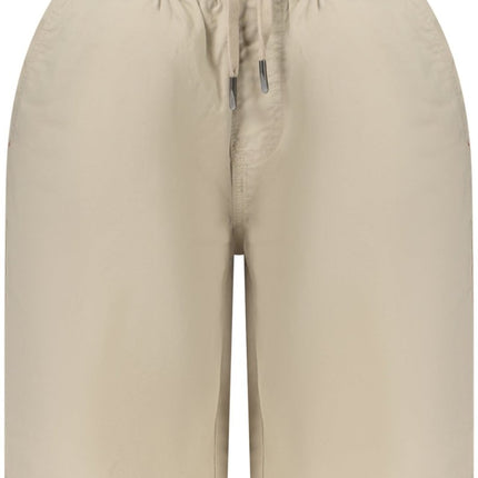 SEO. NORWAY 1963 Bermudashose Herren – Blaue Chino - Hose mit elastischem Bund für Sommer - Beige Linkreich