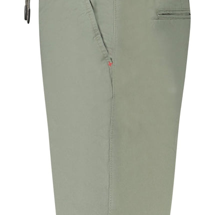 SEO. NORWAY 1963 Bermudashose Herren – Blaue Chino - Hose mit elastischem Bund für Sommer - Schwarz Linkreich