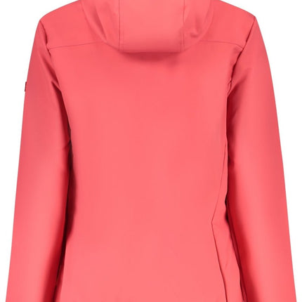 SEO. NORWAY 1963 Damen Jacke Rosa – Leichte Softshell - Jacke für Frühling/Sommer - Schwarz Linkreich