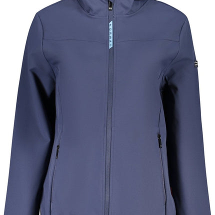 SEO. NORWAY 1963 Damen Jacke Rosa – Leichte Softshell - Jacke für Frühling/Sommer - Blau Linkreich