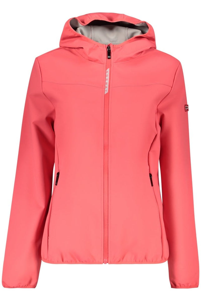 SEO. NORWAY 1963 Damen Jacke Rosa – Leichte Softshell - Jacke für Frühling/Sommer - Rosa Linkreich