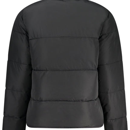 SEO. NORWAY 1963 Damen Jacke schwarz – Langärmlige Winterjacke mit Reißverschluss - Blau Linkreich