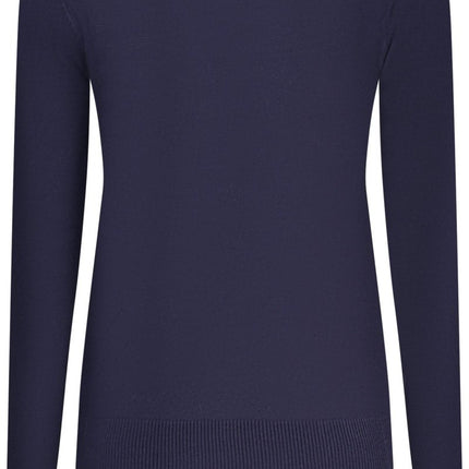 SEO. NORWAY 1963 Damen Trikottchen Blau – Langärmliges T-Shirt mit Logo - Beige Linkreich