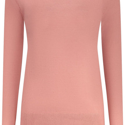 SEO. NORWAY 1963 Damen Trikottchen Blau – Langärmliges T-Shirt mit Logo - Rosa Linkreich