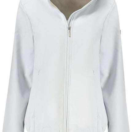 SEO. NORWAY 1963 Damenjacke Grau – Softshell mit Fleecefutter für Herbst/Winter - Blau Linkreich