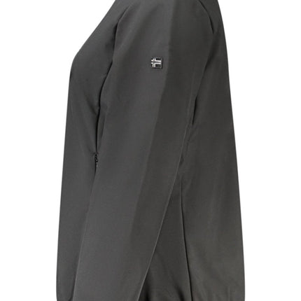 SEO. NORWAY 1963 Damenjacke Grau – Softshell mit Fleecefutter für Herbst/Winter - Blau Linkreich