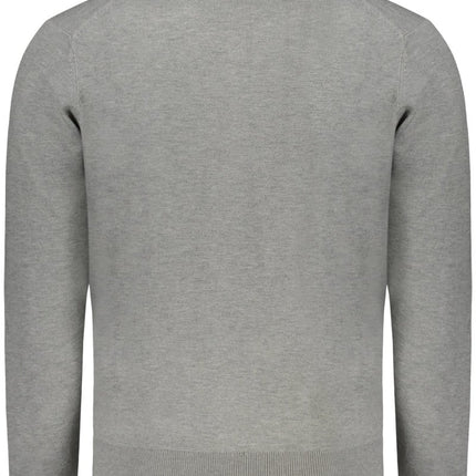 SEO. NORWAY 1963 Herren-Cardigan Grau – Langarm mit Reißverschluss für Herbst/Winter - Grau Linkreich