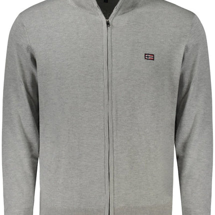 SEO. NORWAY 1963 Herren-Cardigan Grau – Langarm mit Reißverschluss für Herbst/Winter - Grau Linkreich