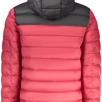 SEO. NORWAY 1963 Herren Jacke – Rote Winterjacke mit Kapuze | Warme Outdoor-Jacke - Rot Linkreich