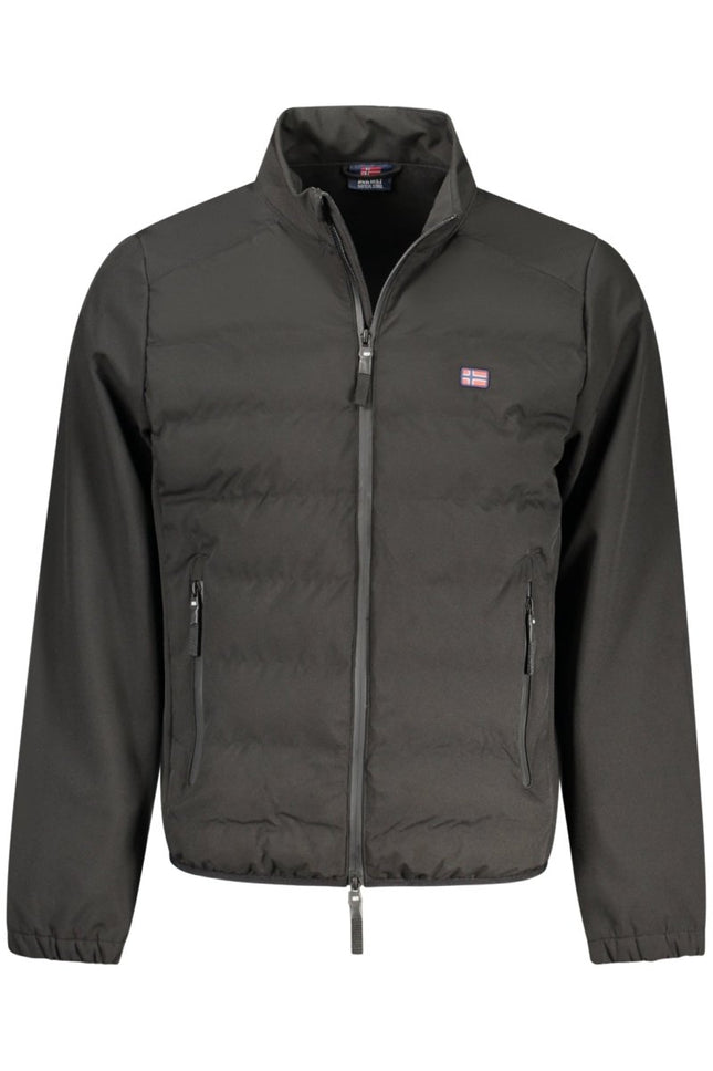 SEO. NORWAY 1963 Herren Jacke – Winddichte Winterjacke mit Fleece - Futter für Herren - Schwarz Linkreich