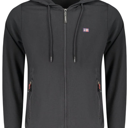 SEO. NORWAY 1963 Herren Sweatshirt – mit Kapuze, mit Taschen - Schwarz Linkreich