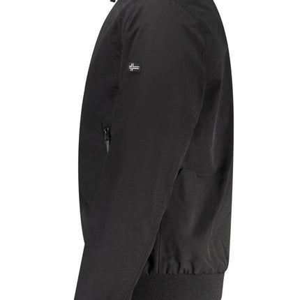 SEO. NORWAY 1963 Jacke Herren – Schwarze Fleece - Jacke für Herbst/Winter - Grün Linkreich