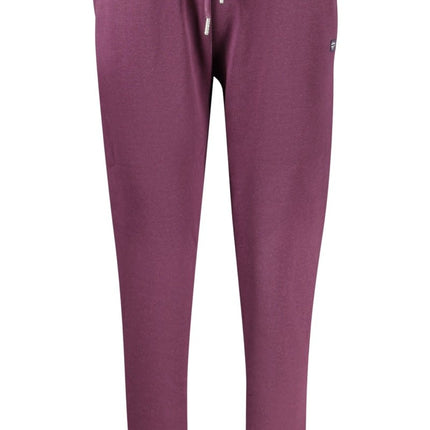 SEO. NORWAY 1963 Jogginghose Damen – Lila Lange Anzugshose mit Fleece - Innenfutter - Violett Linkreich