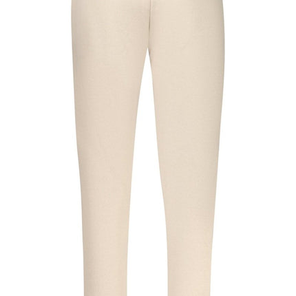 SEO. NORWAY 1963 Jogginghose Damen – Lila Lange Anzugshose mit Fleece - Innenfutter - Beige Linkreich