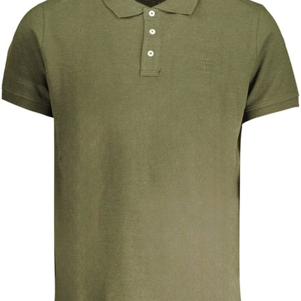 SEO. NORWAY 1963 Poloshirt Herren – Weißes Kurzarm - Polo mit Logo - Stickerei - Grün (VEMILITY) Linkreich