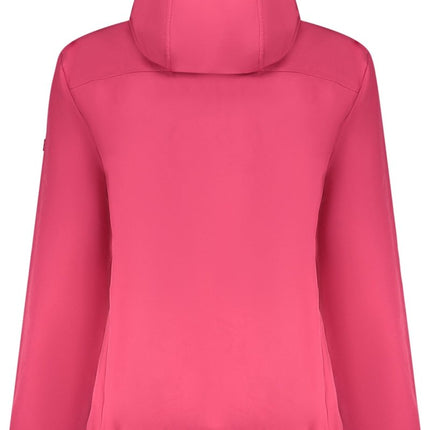 SEO. NORWAY 1963 Rosa Damenjacke – Softshell - Jacke für Herbst/Winter mit praktischen Taschen - Rosa Linkreich