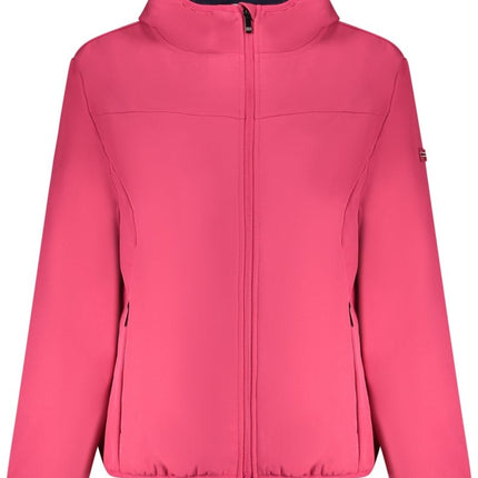 SEO. NORWAY 1963 Rosa Damenjacke – Softshell - Jacke für Herbst/Winter mit praktischen Taschen - Rosa Linkreich