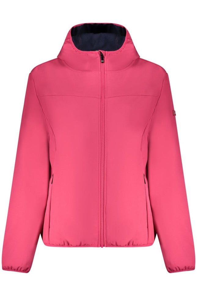 SEO. NORWAY 1963 Rosa Damenjacke – Softshell - Jacke für Herbst/Winter mit praktischen Taschen - Rosa Linkreich