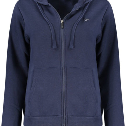 SEO. NORWAY 1963 Sweatshirt Damen mit Reißverschluss – Bequemer Hoodie für Herbst/Winter - Blau Linkreich