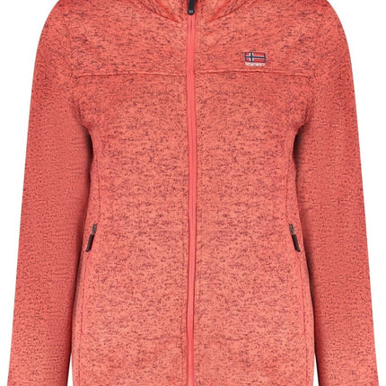 SEO. NORWAY 1963 Sweatshirt Damen mit Reißverschluss – Lila Langarm - Sweatshirt für Herbst/Winter - Rosa Linkreich