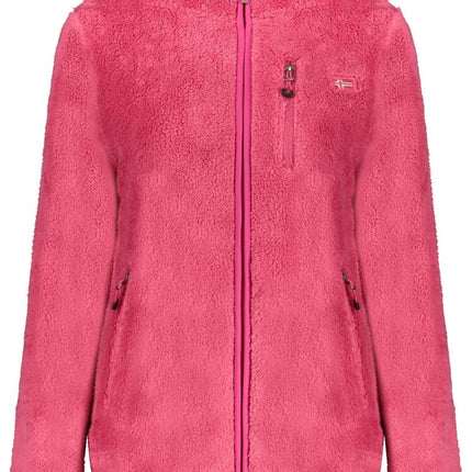 SEO. NORWAY 1963 Sweatshirt Damen mit Reißverschluss – Rosa Hoodie für Herbst/Winter - Rosa Linkreich