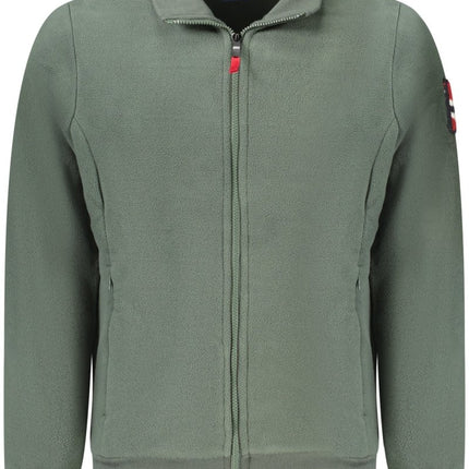 SEO. NORWAY 1963 Sweatshirt Herren mit Reißverschluss – Fleece - Wärme für Herbst/Winter - Grün (VEARMY) Linkreich