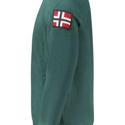 SEO. NORWAY 1963 Sweatshirt Herren mit Reißverschluss – Fleece - Wärme für Herbst/Winter - Blau Linkreich