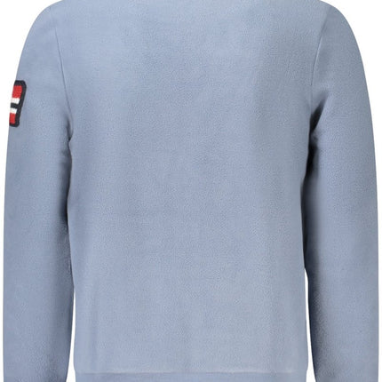 SEO. NORWAY 1963 Sweatshirt Herren mit Reißverschluss – Fleece - Wärme für Herbst/Winter - Blau Linkreich