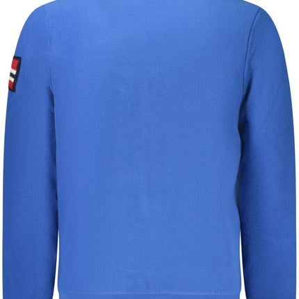 SEO. NORWAY 1963 Sweatshirt Herren mit Reißverschluss – Fleece - Wärme für Herbst/Winter - Blau Linkreich