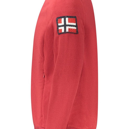 SEO. NORWAY 1963 Sweatshirt Herren mit Reißverschluss – Fleece - Wärme für Herbst/Winter - Blau Linkreich