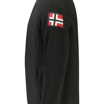 SEO. NORWAY 1963 Sweatshirt Herren mit Reißverschluss – Fleece - Wärme für Herbst/Winter - Blau Linkreich