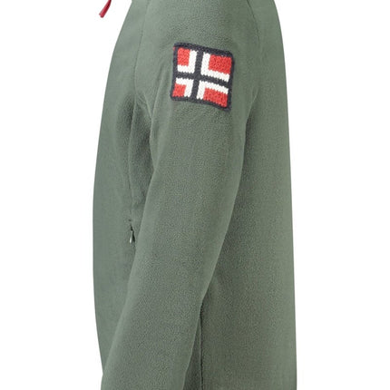 SEO. NORWAY 1963 Sweatshirt Herren mit Reißverschluss – Fleece - Wärme für Herbst/Winter - Blau Linkreich