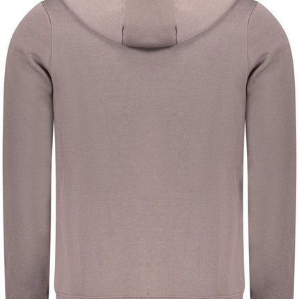 SEO. NORWAY 1963 Sweatshirt Herren mit Reißverschluss – Hoodie für Herbst/Winter - Braun Linkreich