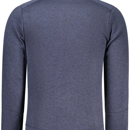 SEO. NORWAY 1963 Sweatshirt Herren mit Reißverschluss – Warmes Herbst/Winter Design - Blau Linkreich