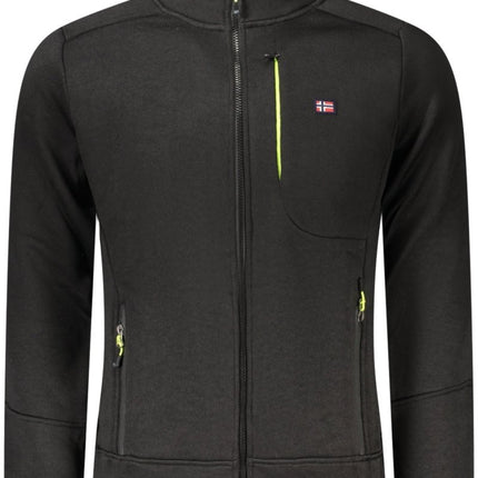 SEO. NORWAY 1963 Sweatshirt Herren mit Reißverschluss – Warmes Herbst/Winter Design - Schwarz Linkreich