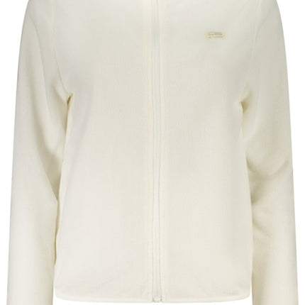 SEO. NORWAY 1963 Zip - Sweatshirt Damen – Schwarzes Fleece mit Reißverschluss | soulluna.de - Weiß Linkreich