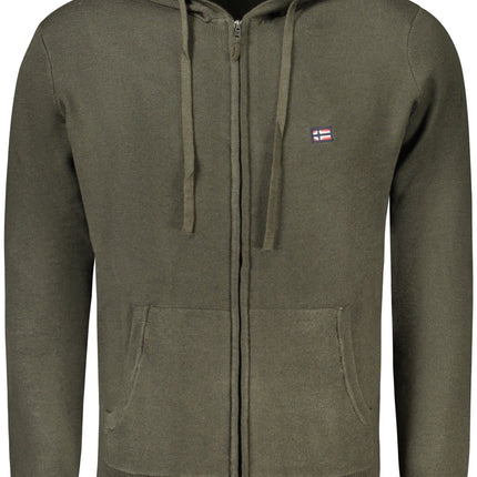 NORWAY 1963 Blauer Herren-Cardigan – Kapuzen-Cardigan für Herbst/Winter | soulluna.de