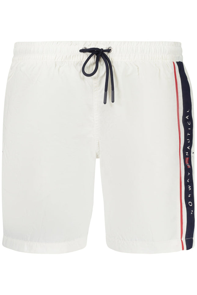 NORWAY 1963 Badeboxer Herren – Roter Mann Print mit Kontrastdetails