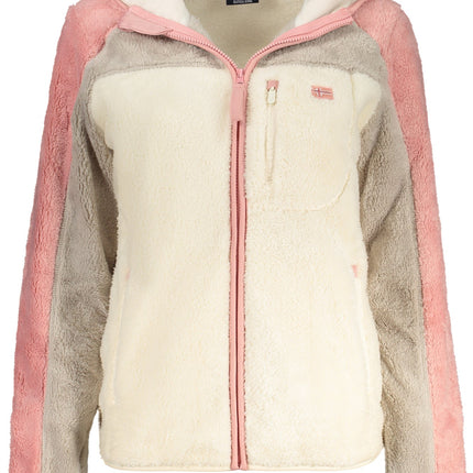 NORWAY 1963 Sweatshirt Damen mit Reißverschluss – Rosa Hoodie für Herbst/Winter