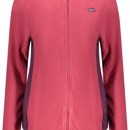 NORWAY 1963 Rosa Damen-Sweatshirt mit Reißverschluss – Fleece-Warm für Herbst/Winter