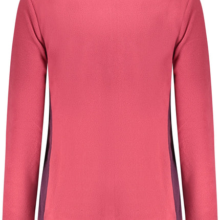 NORWAY 1963 Rosa Damen-Sweatshirt mit Reißverschluss – Fleece-Warm für Herbst/Winter